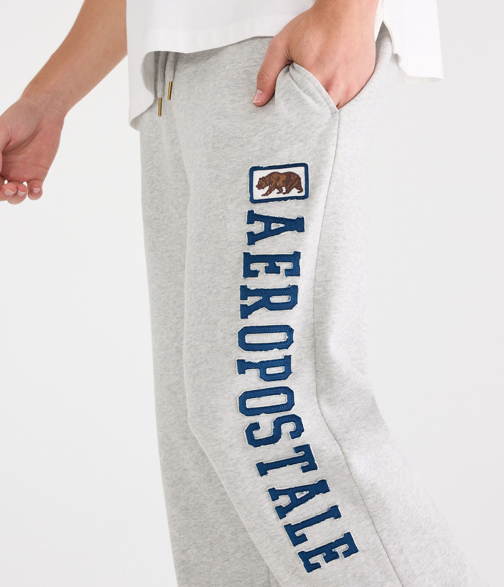 Aeropostale Bear Heritage Fleece Sweatpants