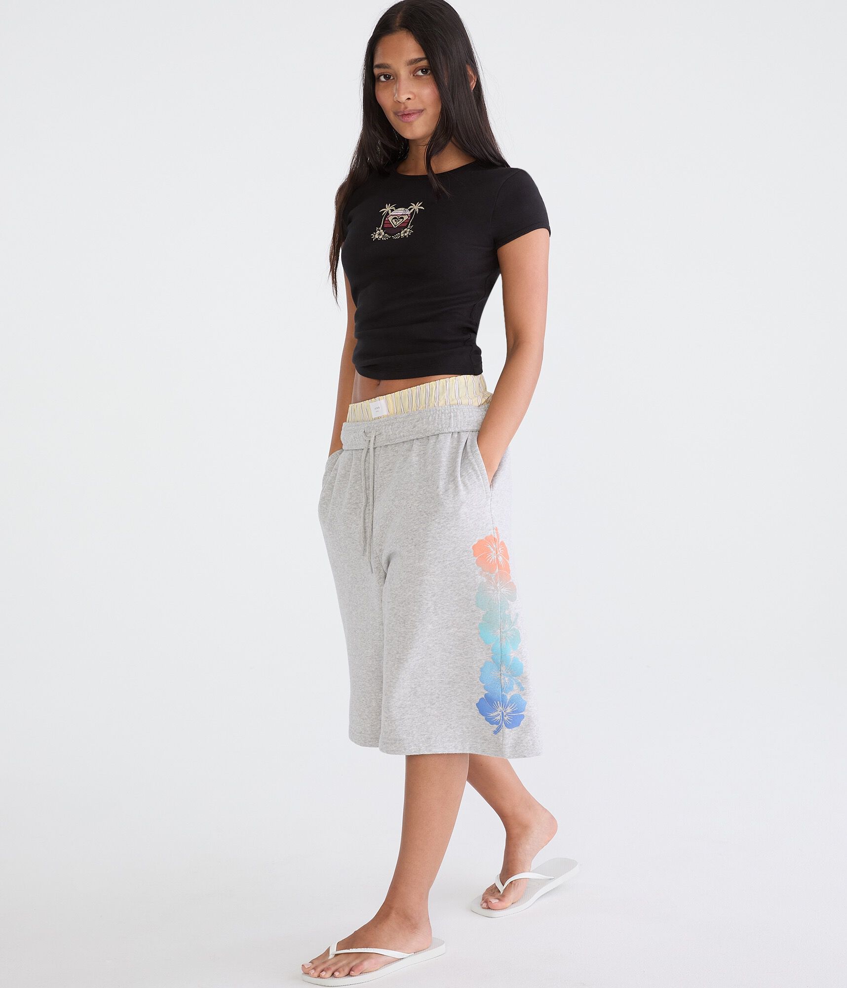 Roxy Logo Graphic Baby Tee