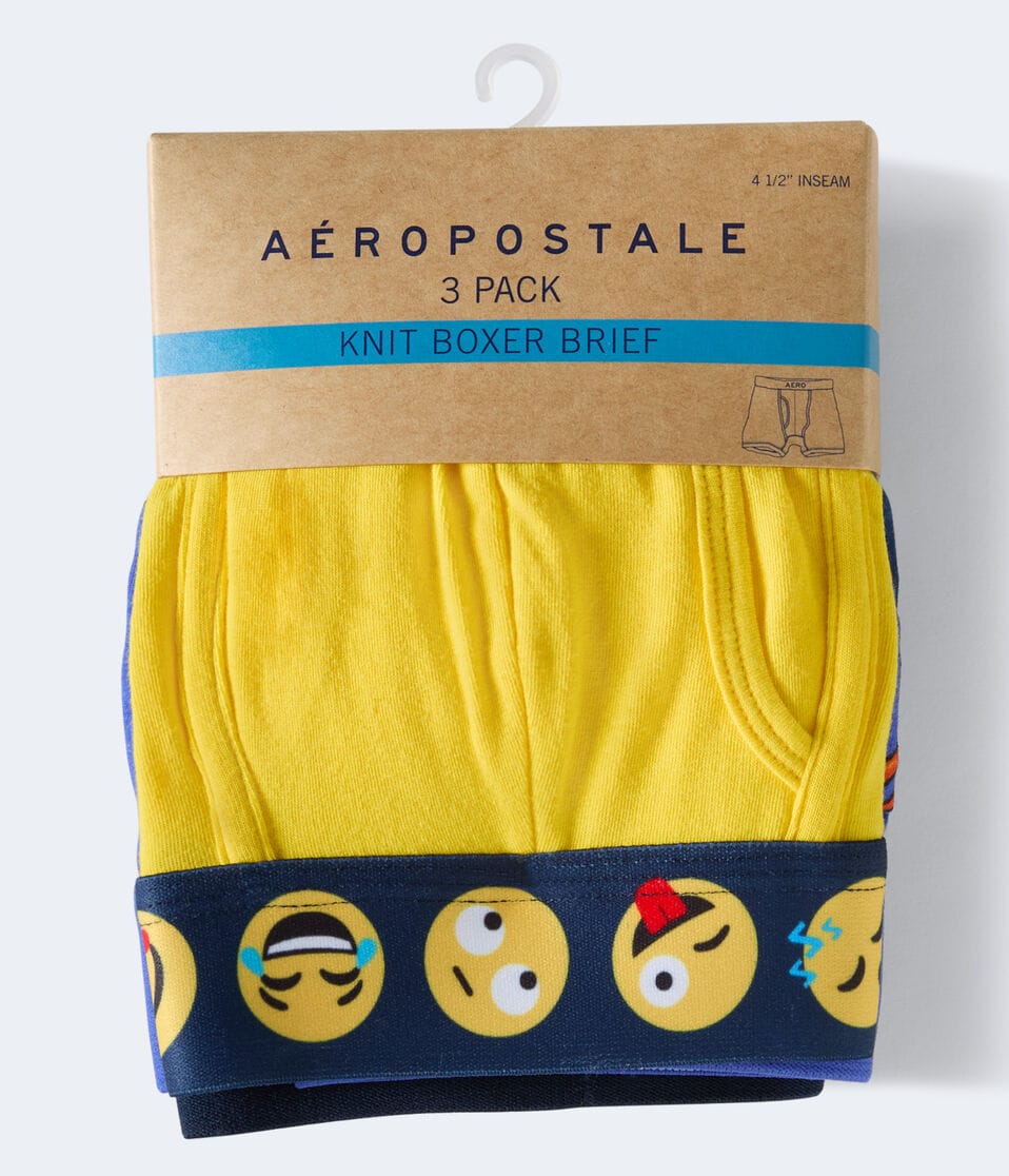 Fashion 4.5" Knit Boxer Brief 3-Pack