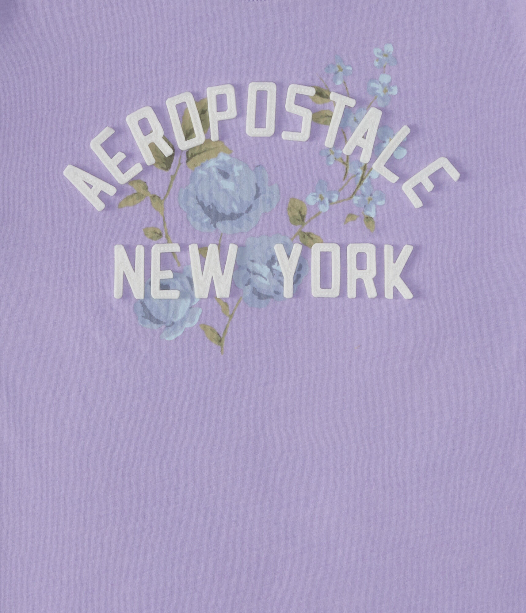 Aeropostale Arch Floral Appliqu&eacute; Graphic Tee