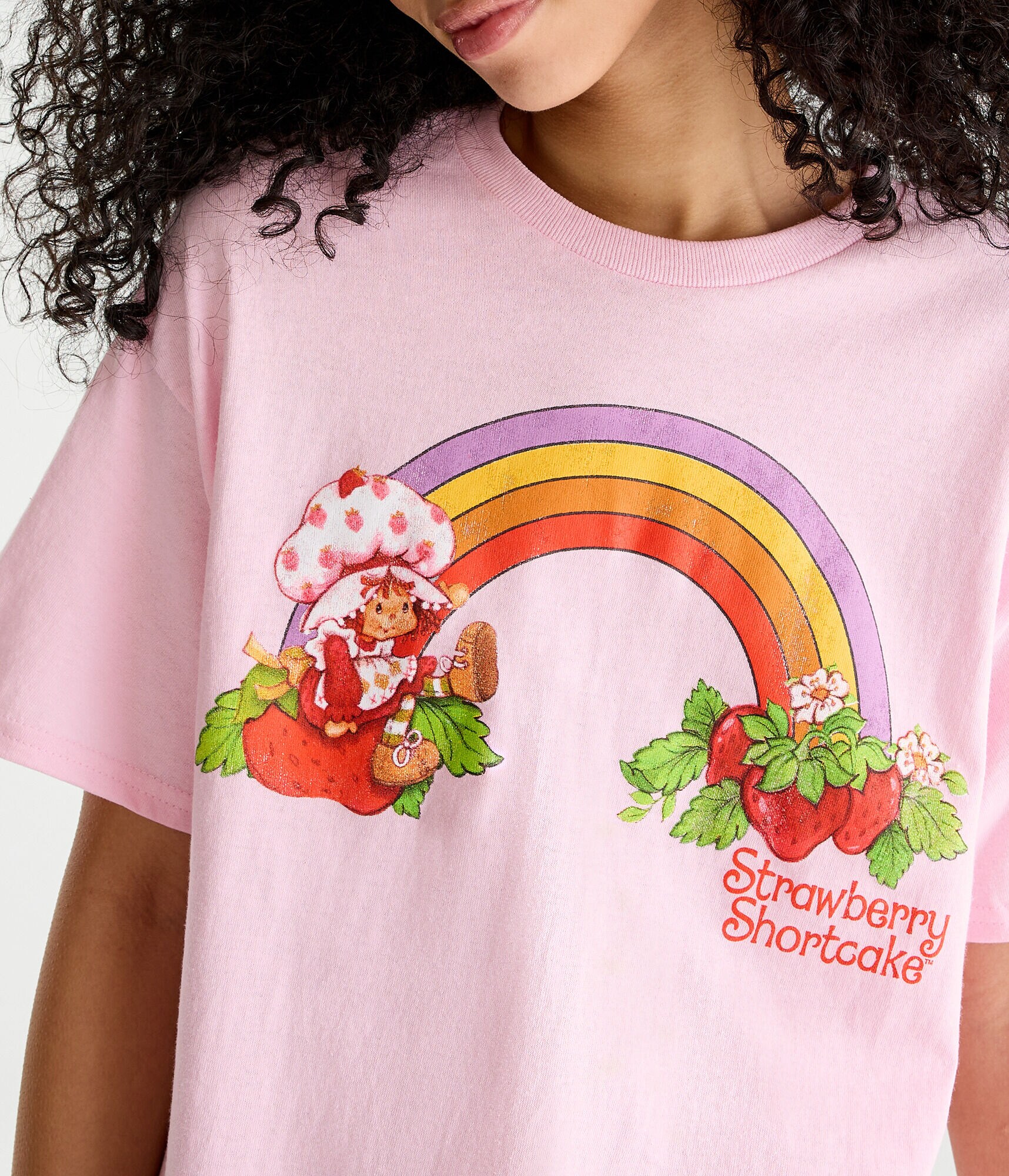 Strawberry Shortcake Boyfriend Graphic Tee