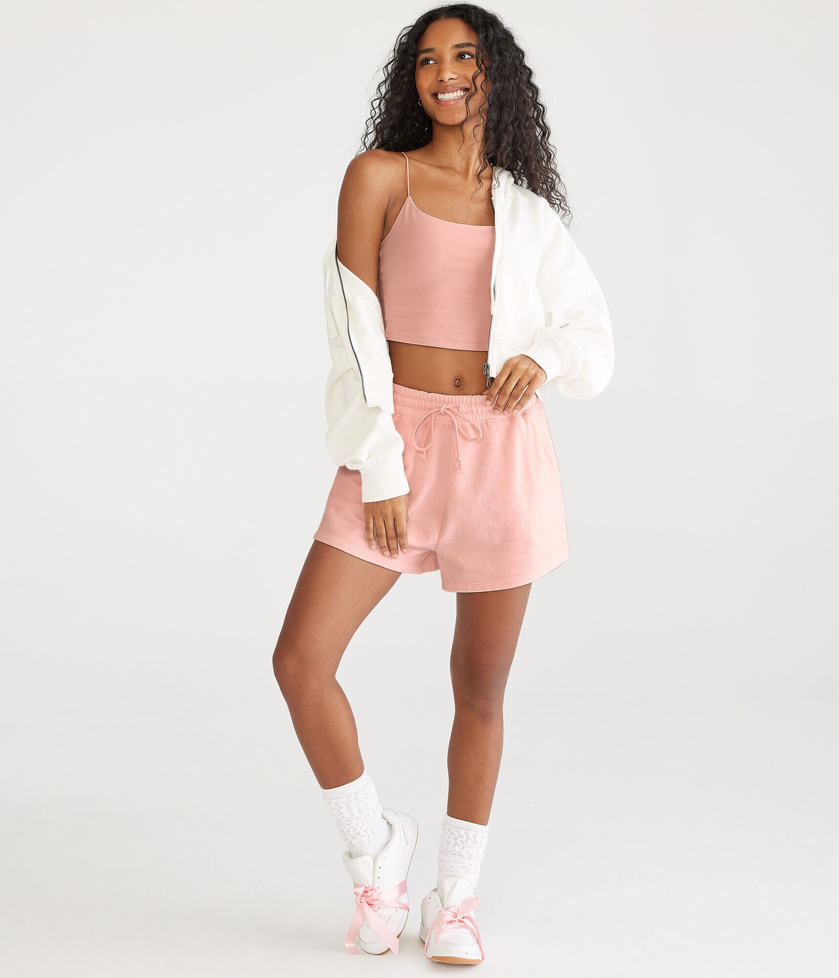 Fleece Slouchy Shorts