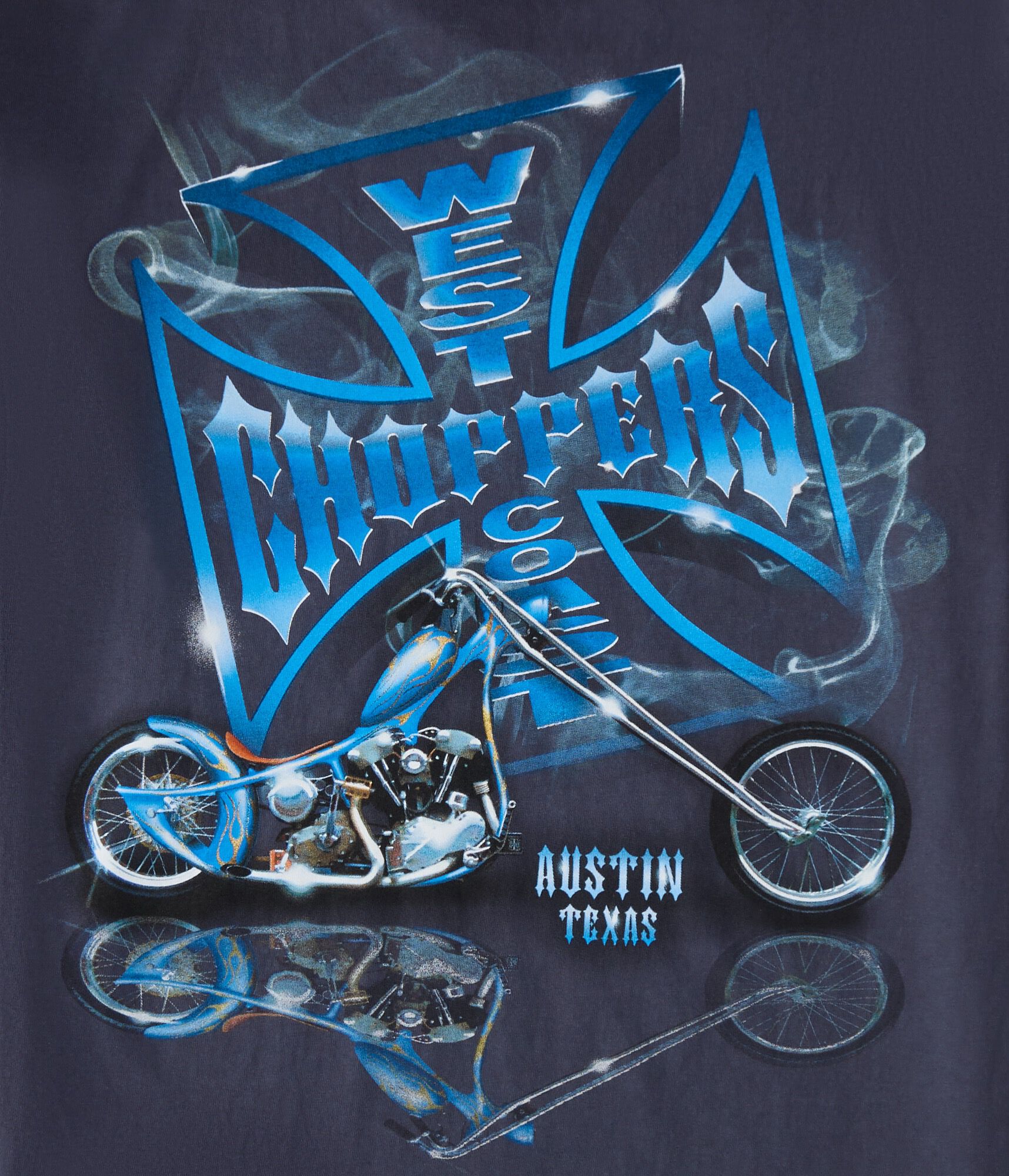 West Coast Choppers Motorcycle Relaxed Graphic Tee