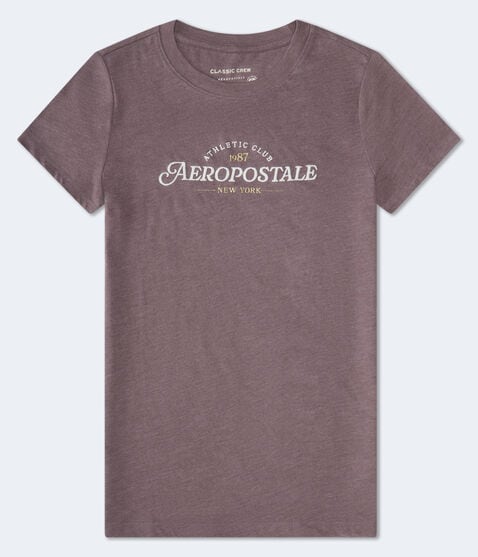Aeropostale Athletic Club Glitter Graphic Tee Aeropostale Athletic Club Glitter Graphic Tee