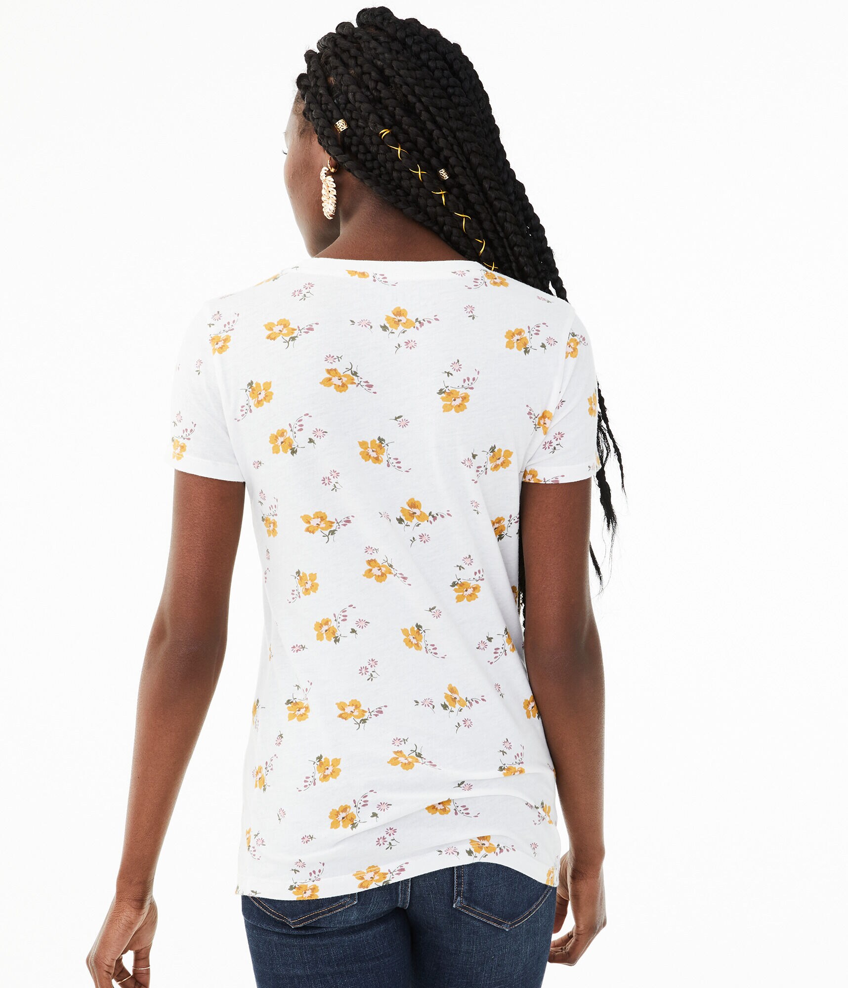 Aero Floral Graphic Tee