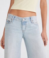 Super Low-Rise Ultra Wide Leg Jean