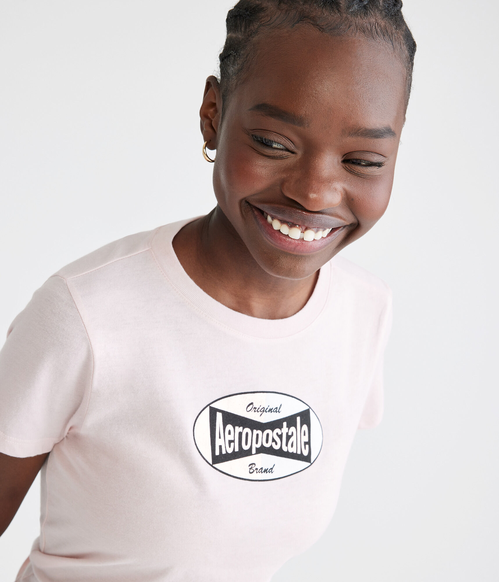 Aeropostale Oval Foil Graphic Tee