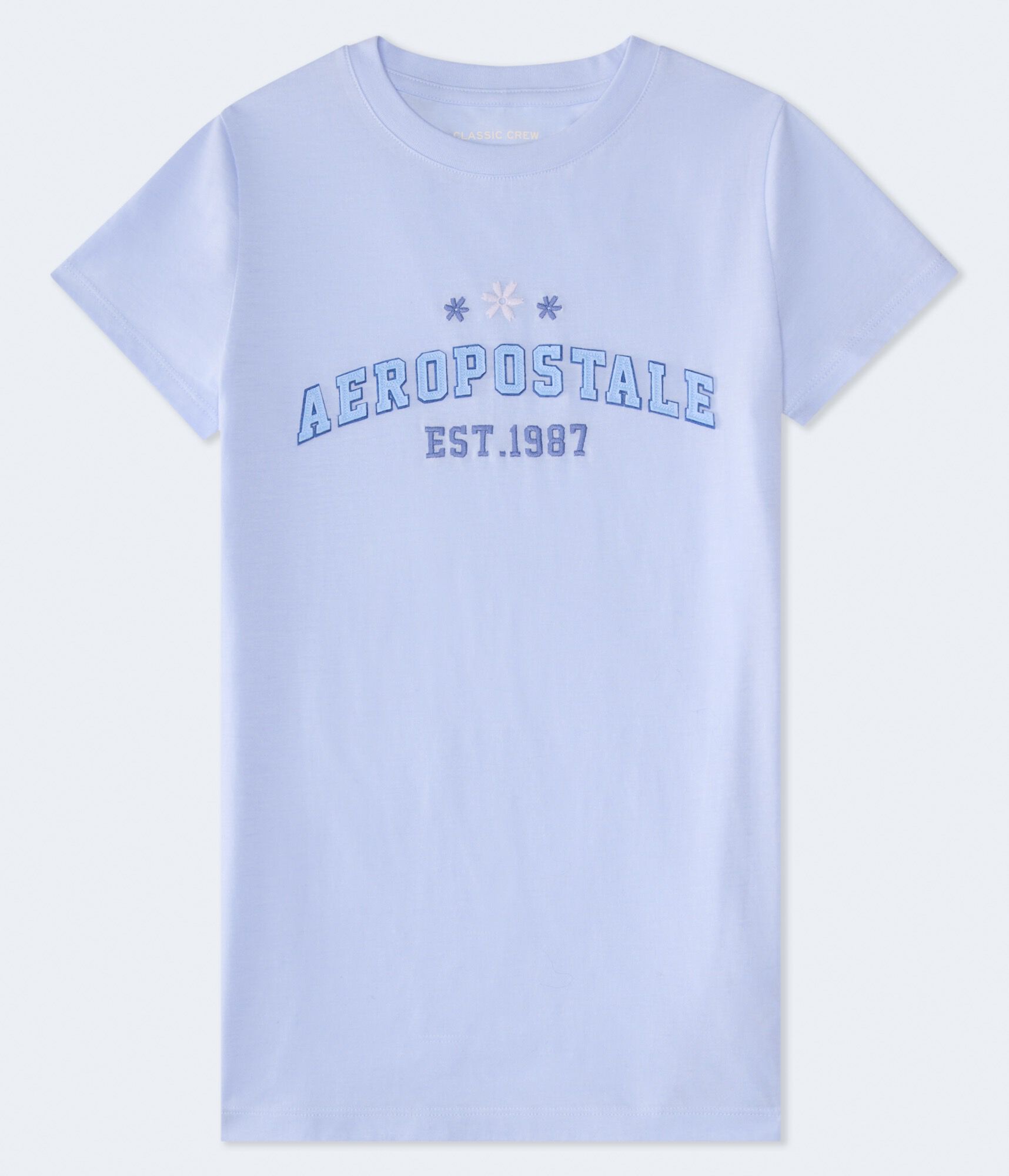 Aeropostale Flower Appliqu&eacute; Graphic Tee