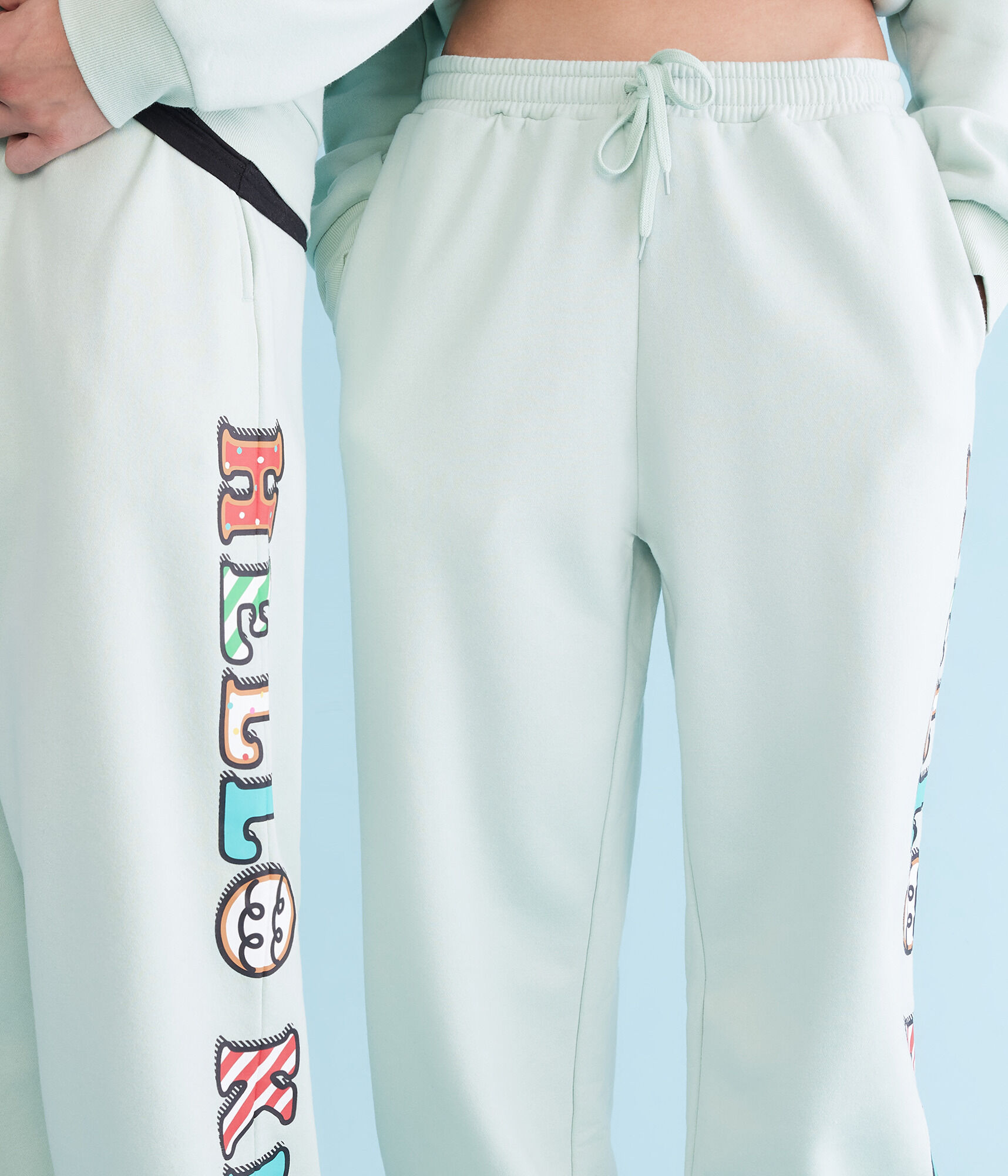 Hello Kitty Gingerbread Straight Leg Sweatpants
