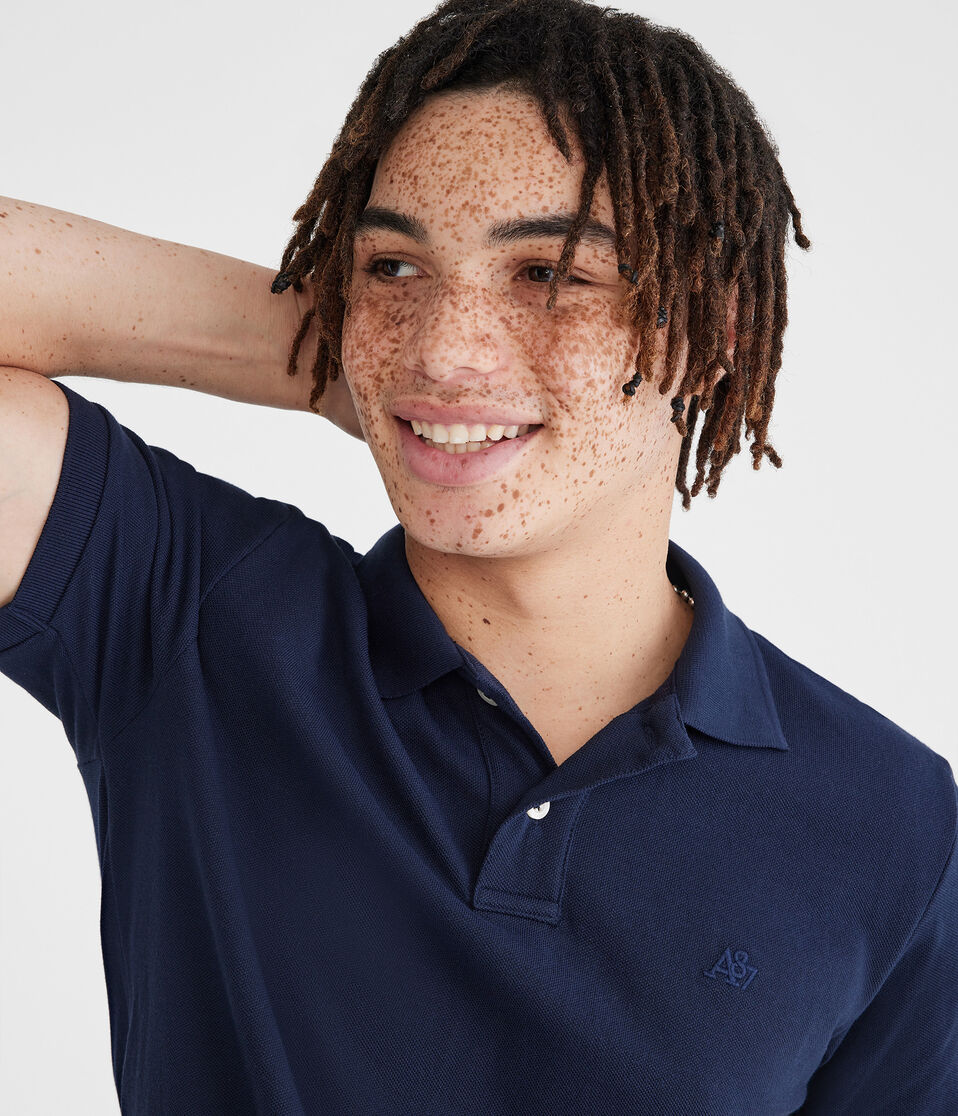 Tonal A87 Logo Piqué Polo