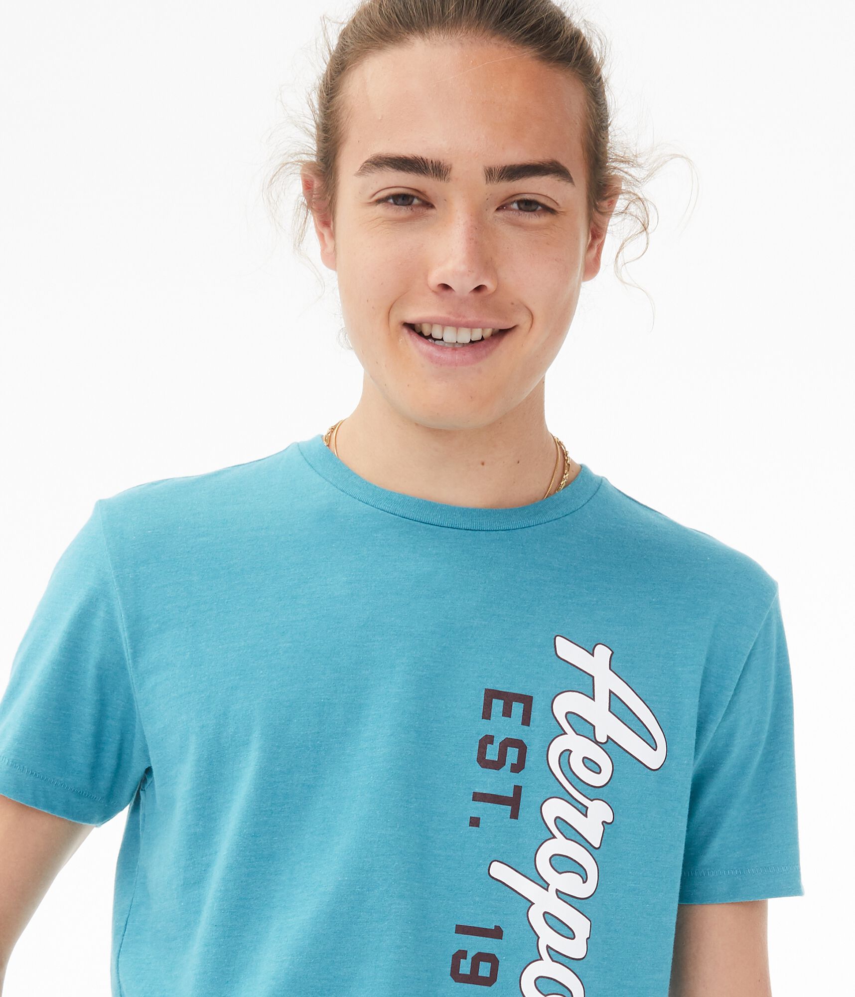 Vertical Aeropostale Logo Graphic Tee