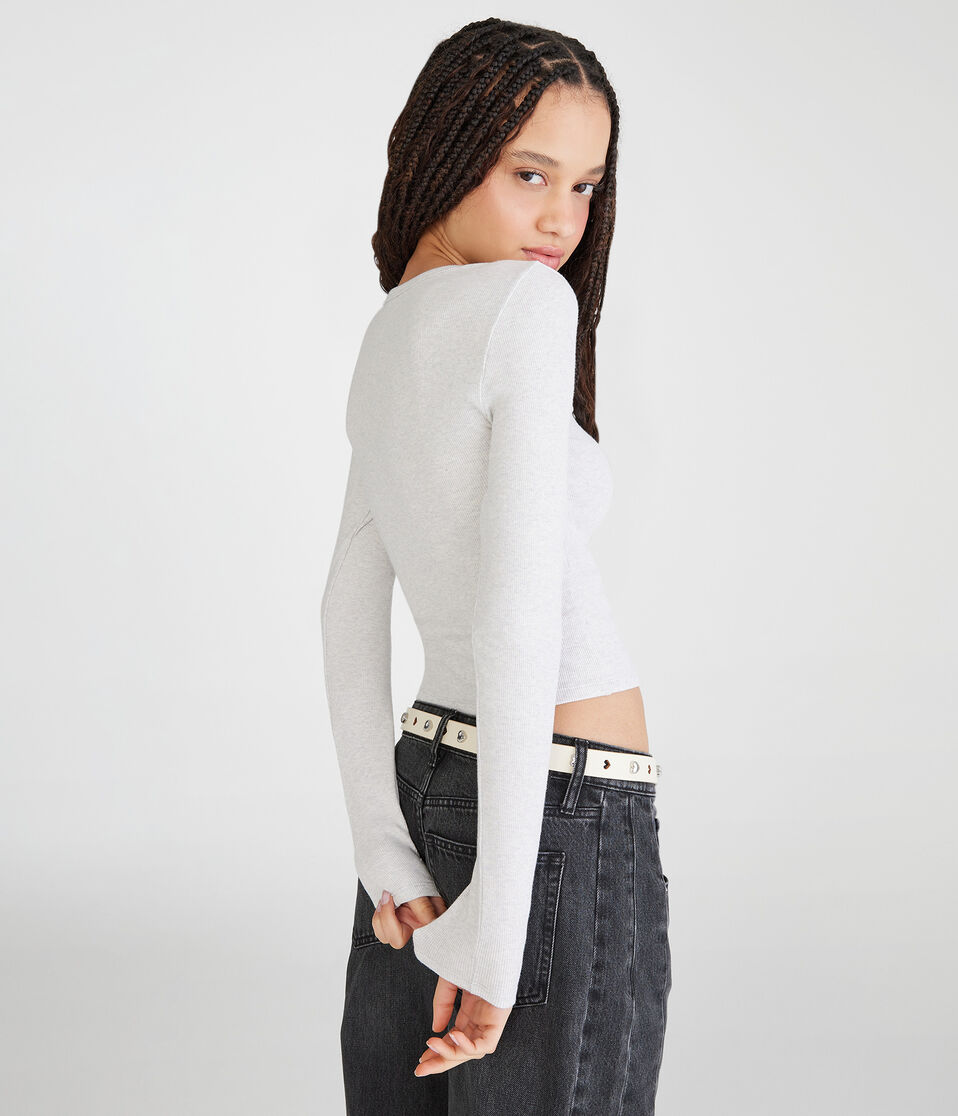 Long Sleeve Seriously Soft Deer Graphic Baby Tee