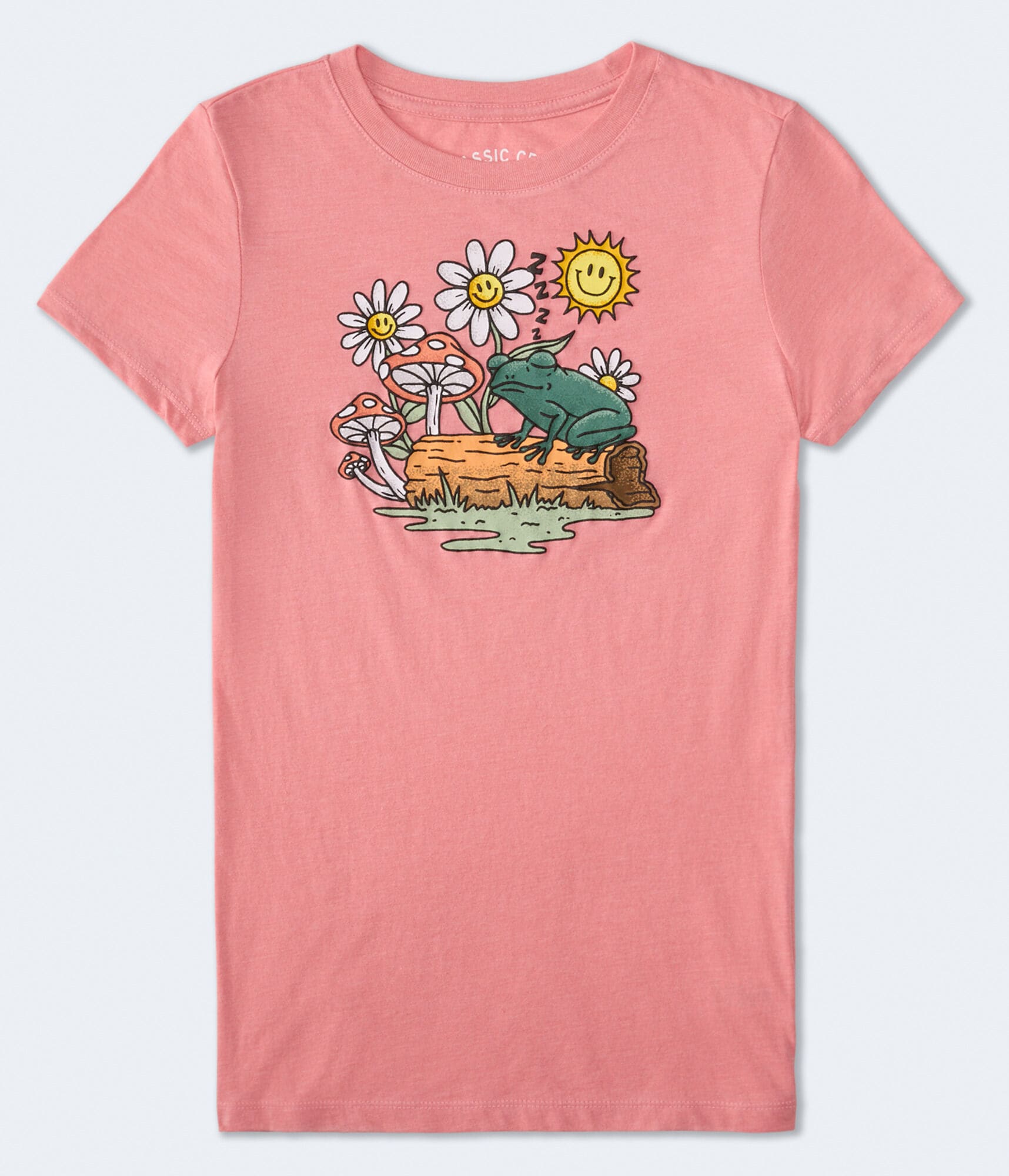 Frog On A Log Graphic Tee