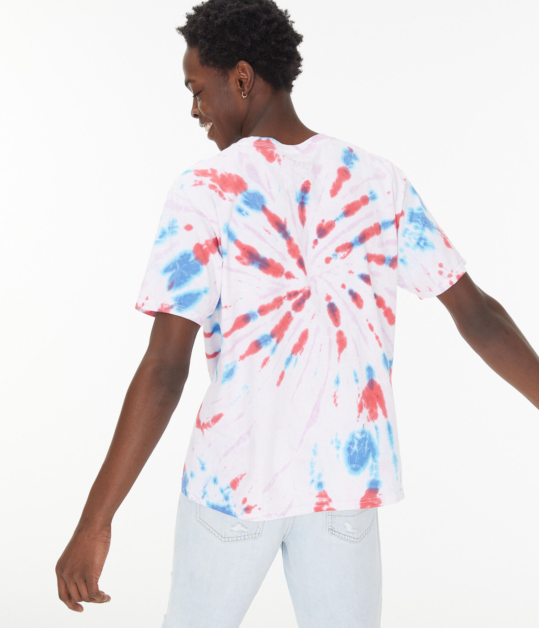 NASA Spiral Tie-Dye Graphic Tee***