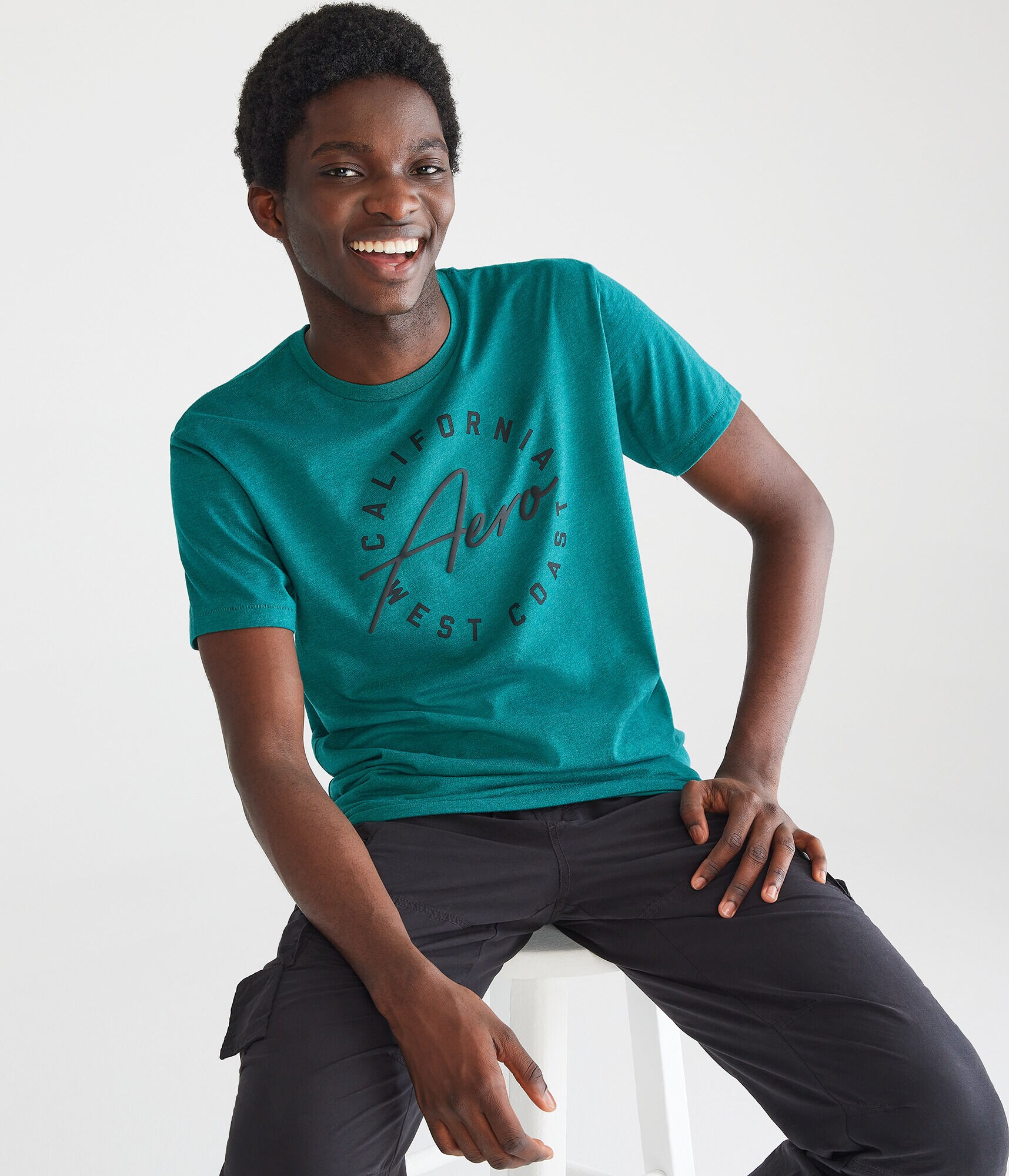 Aero West Coast Circle Graphic Tee