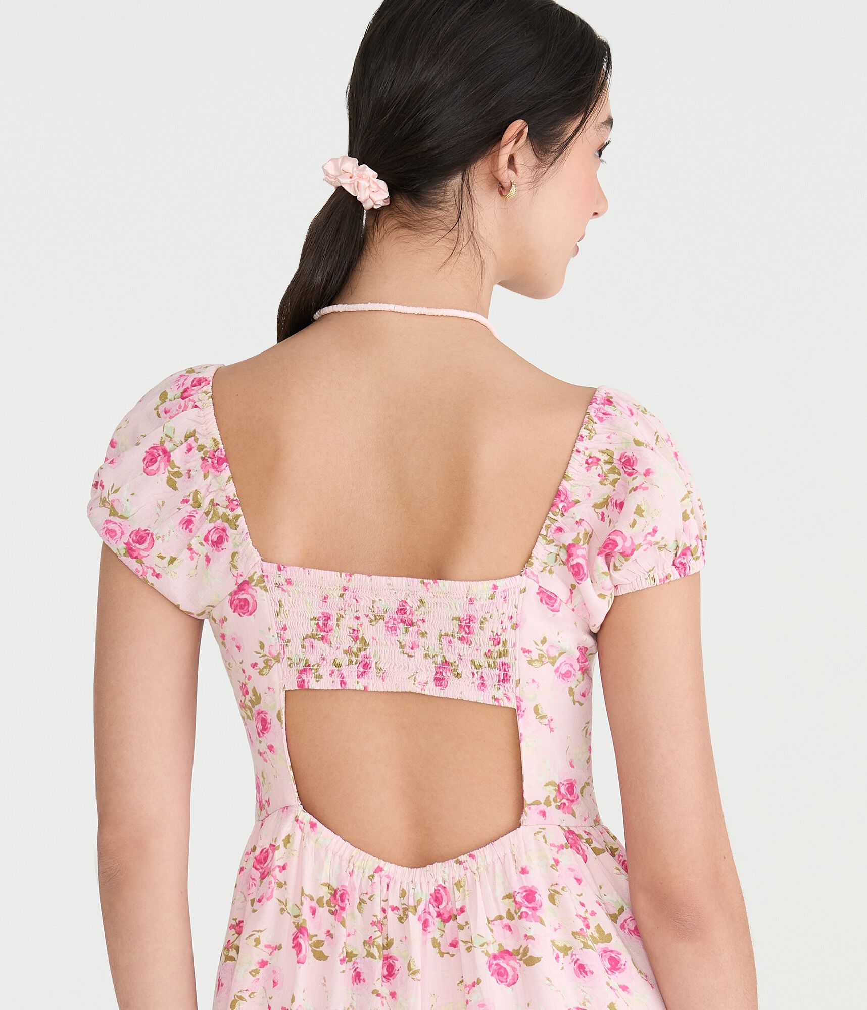 Floral Sweetheart Fit &amp; Flare Mini Dress