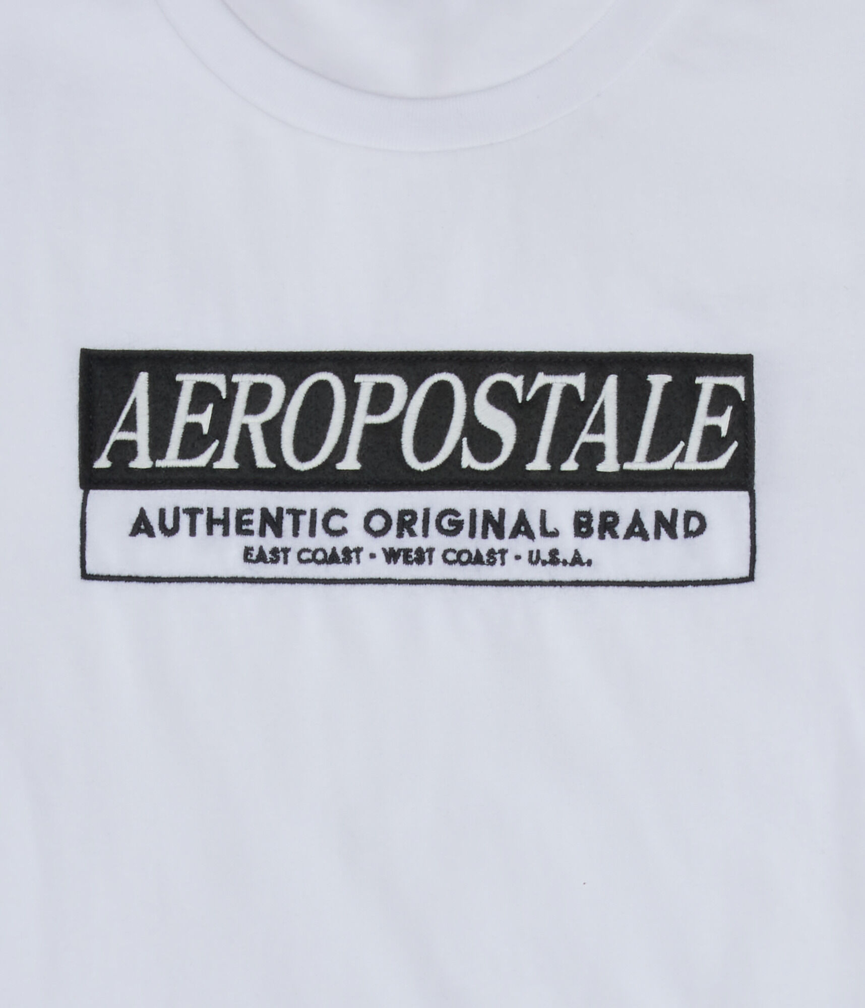 Aeropostale Box Logo Appliqu&eacute; Graphic Tee