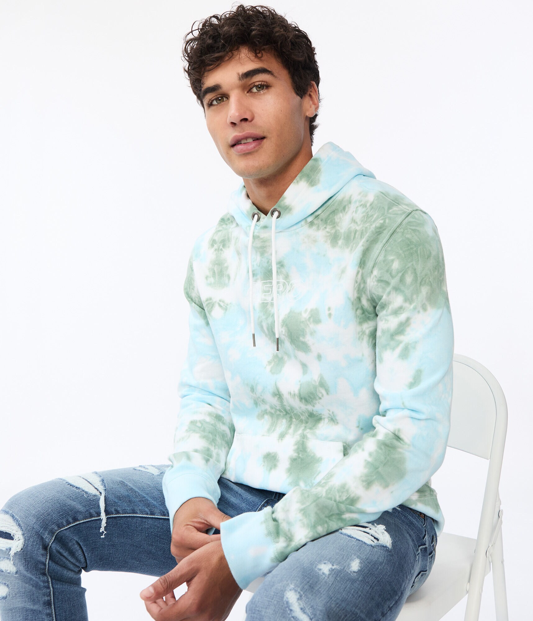 Aero Tie-Dye Pullover Hoodie