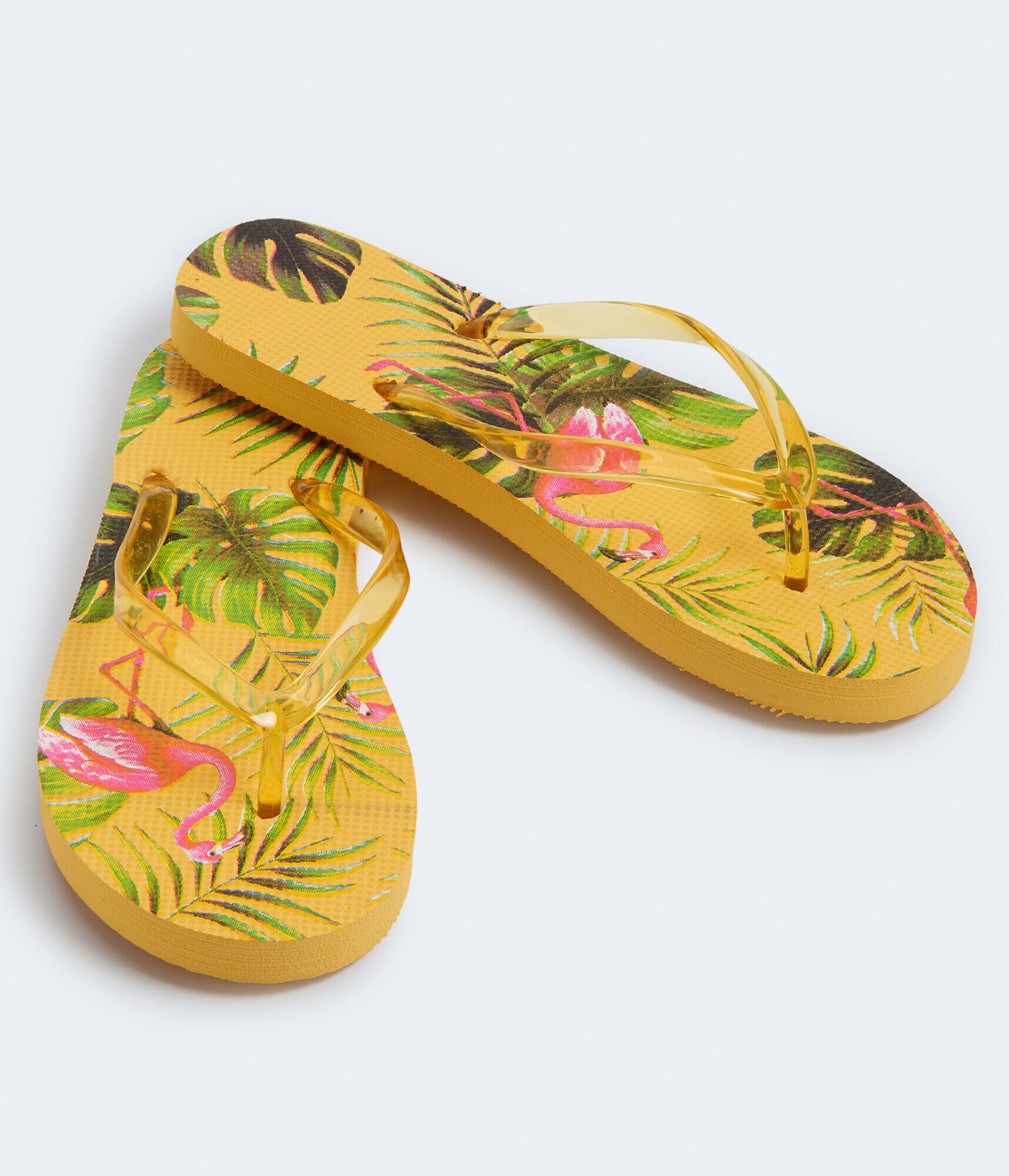 Pink Flamingo Flip-Flop***