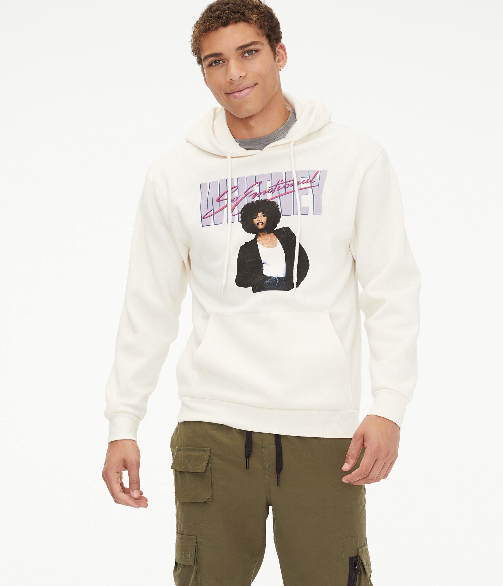 Whitney Houston So Emotional Pullover Hoodie***