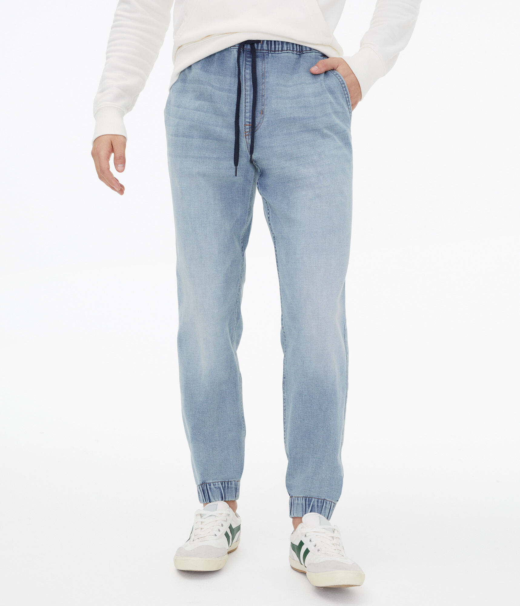 mens denim joggers for sale