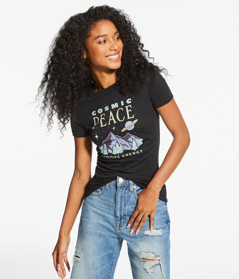 Cosmic Peace Graphic Tee Cosmic Peace Graphic Tee