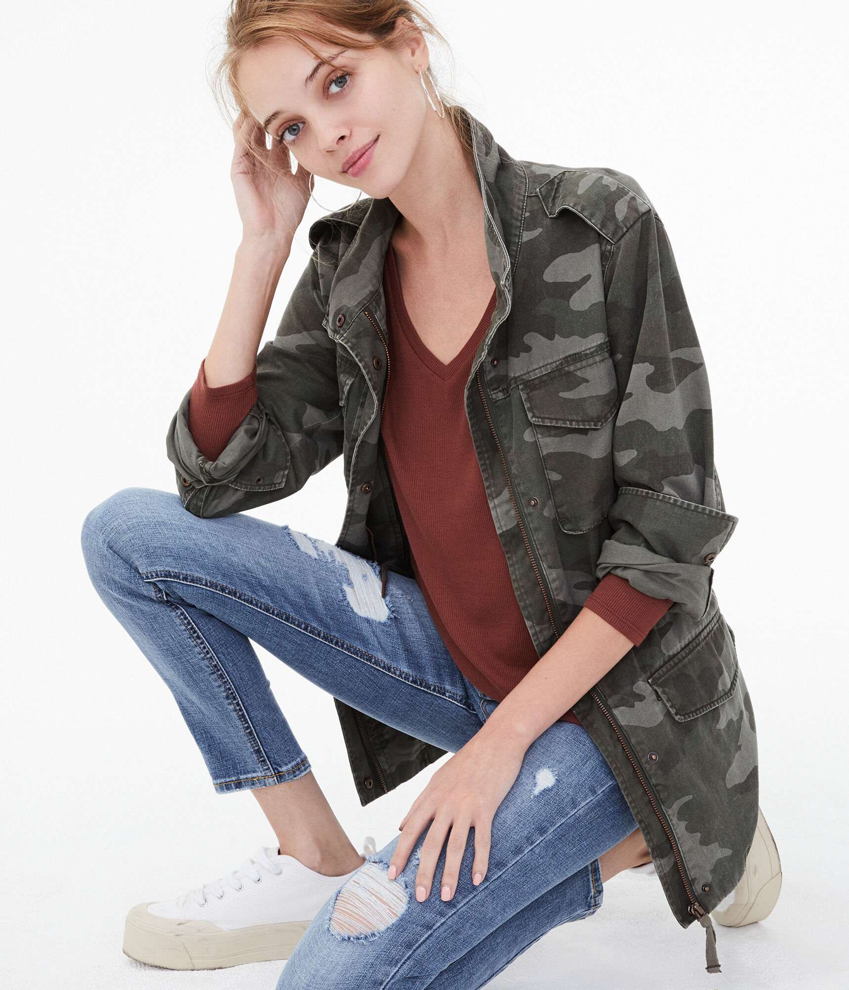 Long Sleeve Seriously Soft Ribbed V-Neck Tee