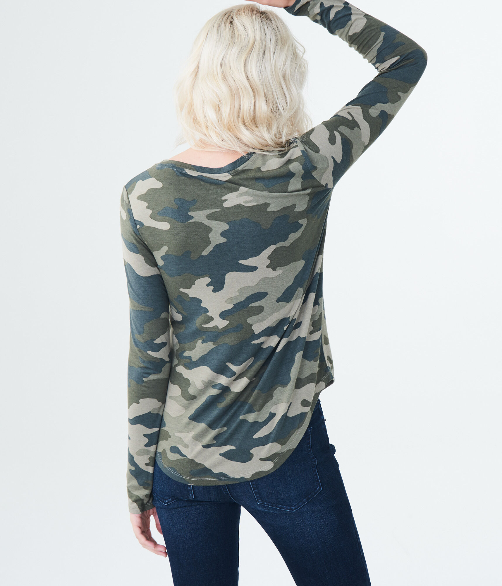 Long Sleeve Camo Tee