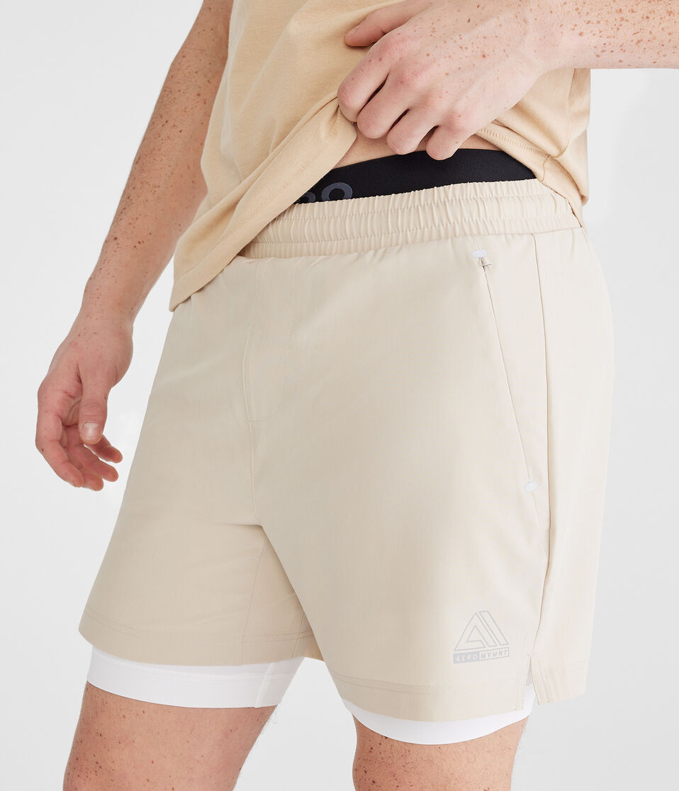Aero MVMNT 2-in-1 Hybrid Active Shorts 5.5"