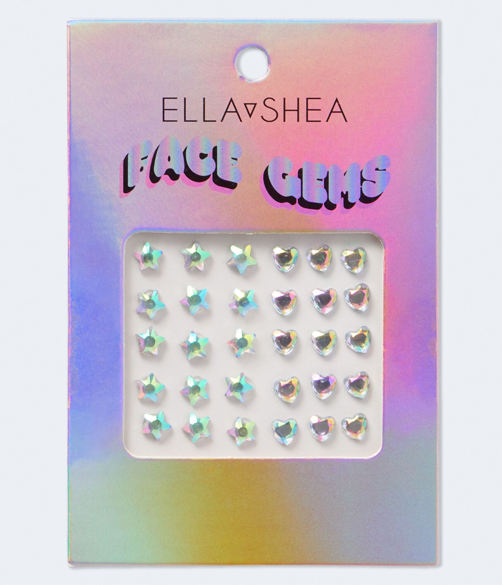 Ella Shea Face Gems - Hearts &amp; Stars