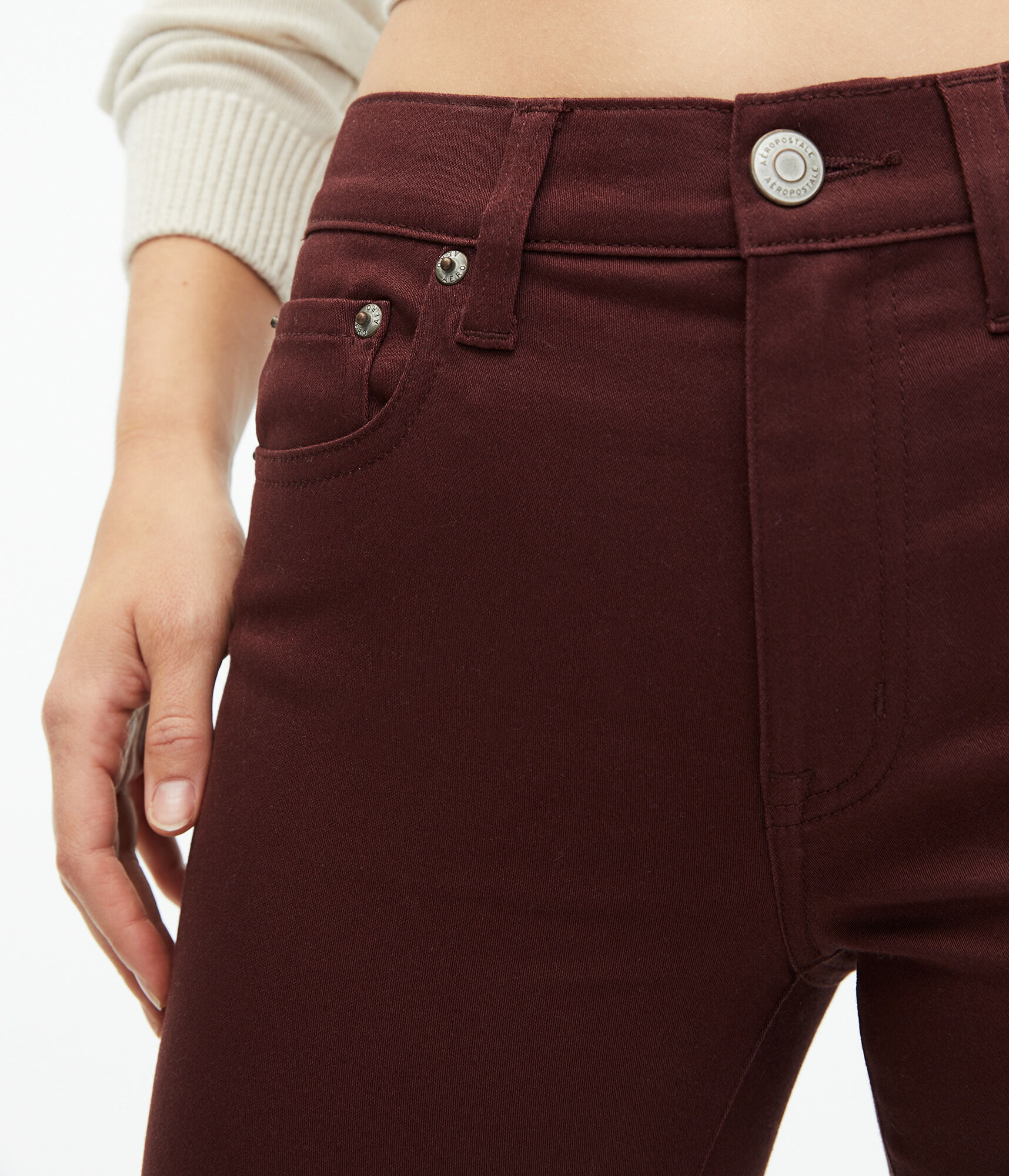 Seriously Stretchy High-Rise Sateen Jegging