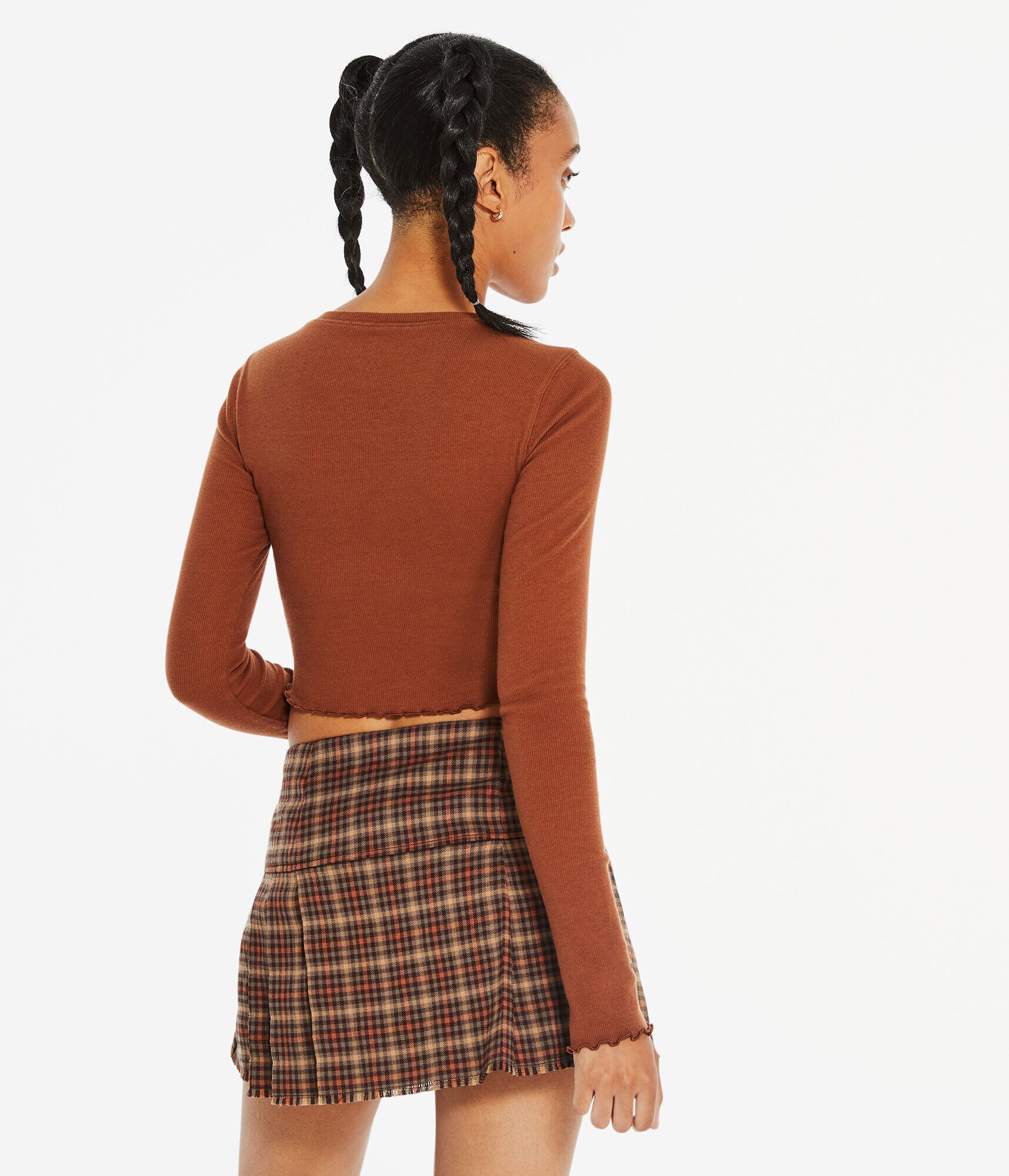 Long Sleeve Pop Punk Cropped Baby Tee