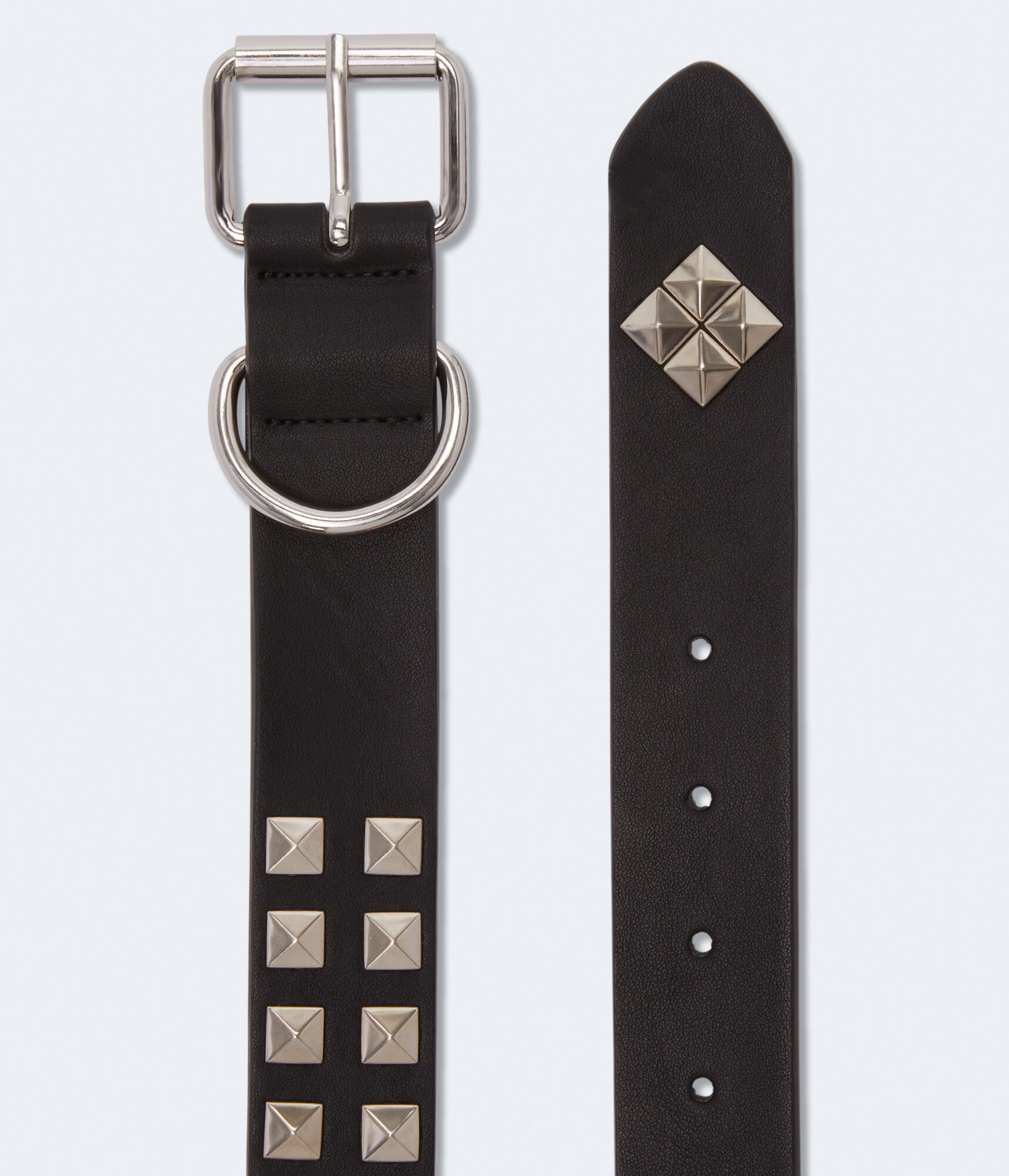 Square Studded Grommet Belt