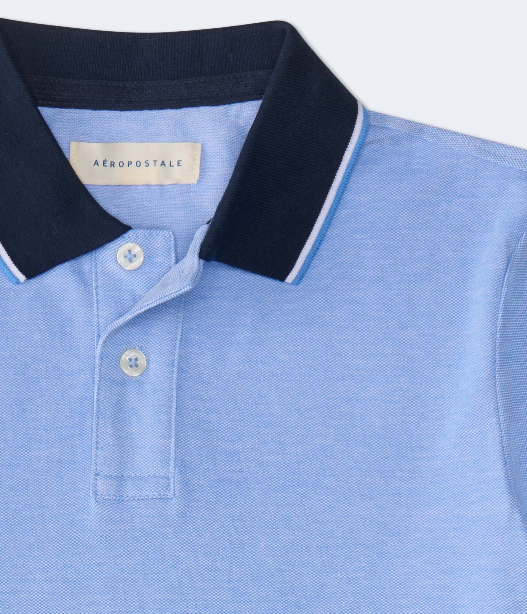 Contrast Tipped Piqu&eacute; Polo