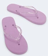 Glitter Jelly Strap Flip-Flop