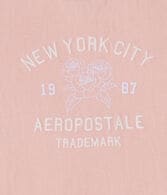 Aeropostale Roses Arch Graphic Tee
