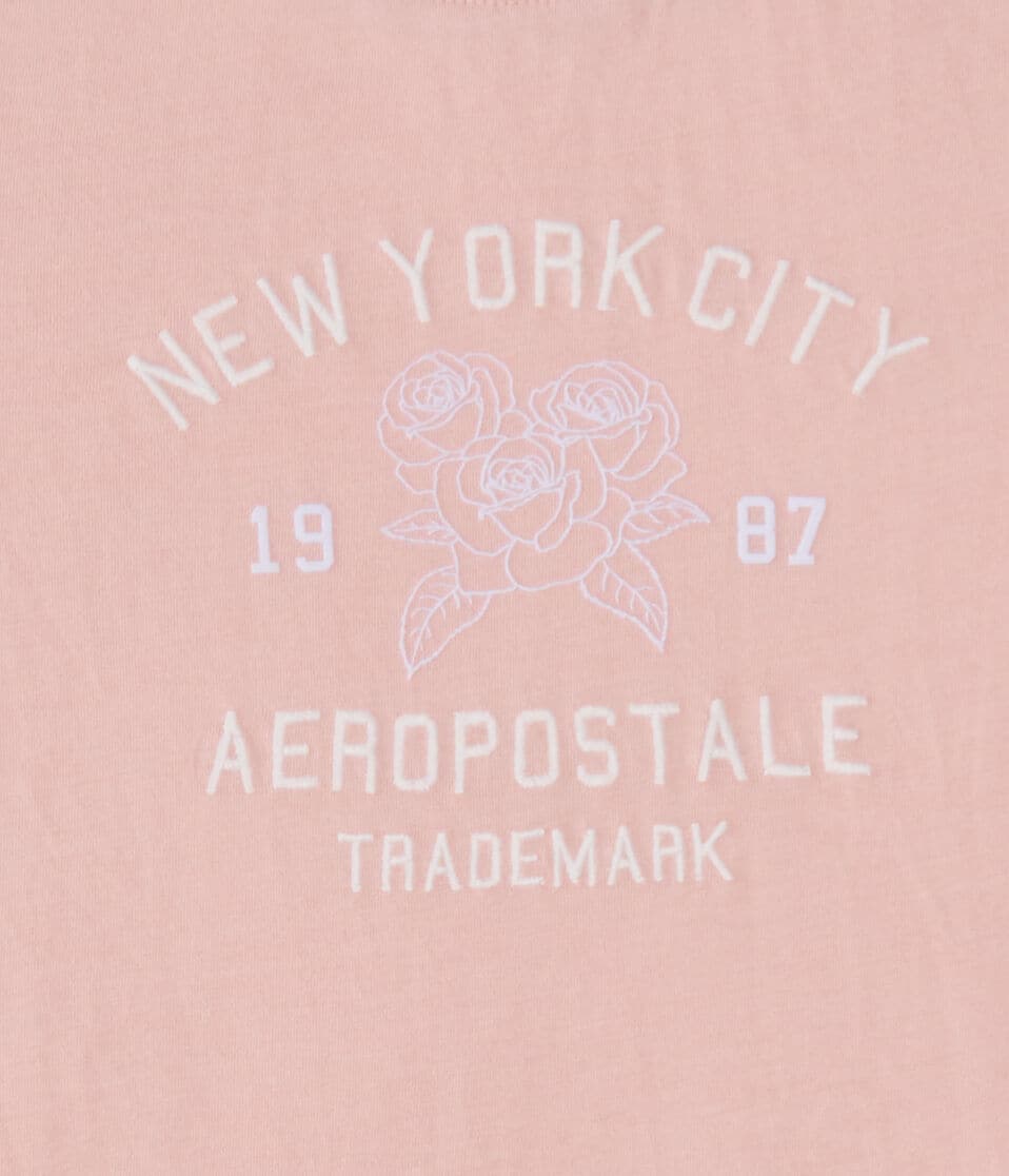 Aeropostale Roses Arch Graphic Tee