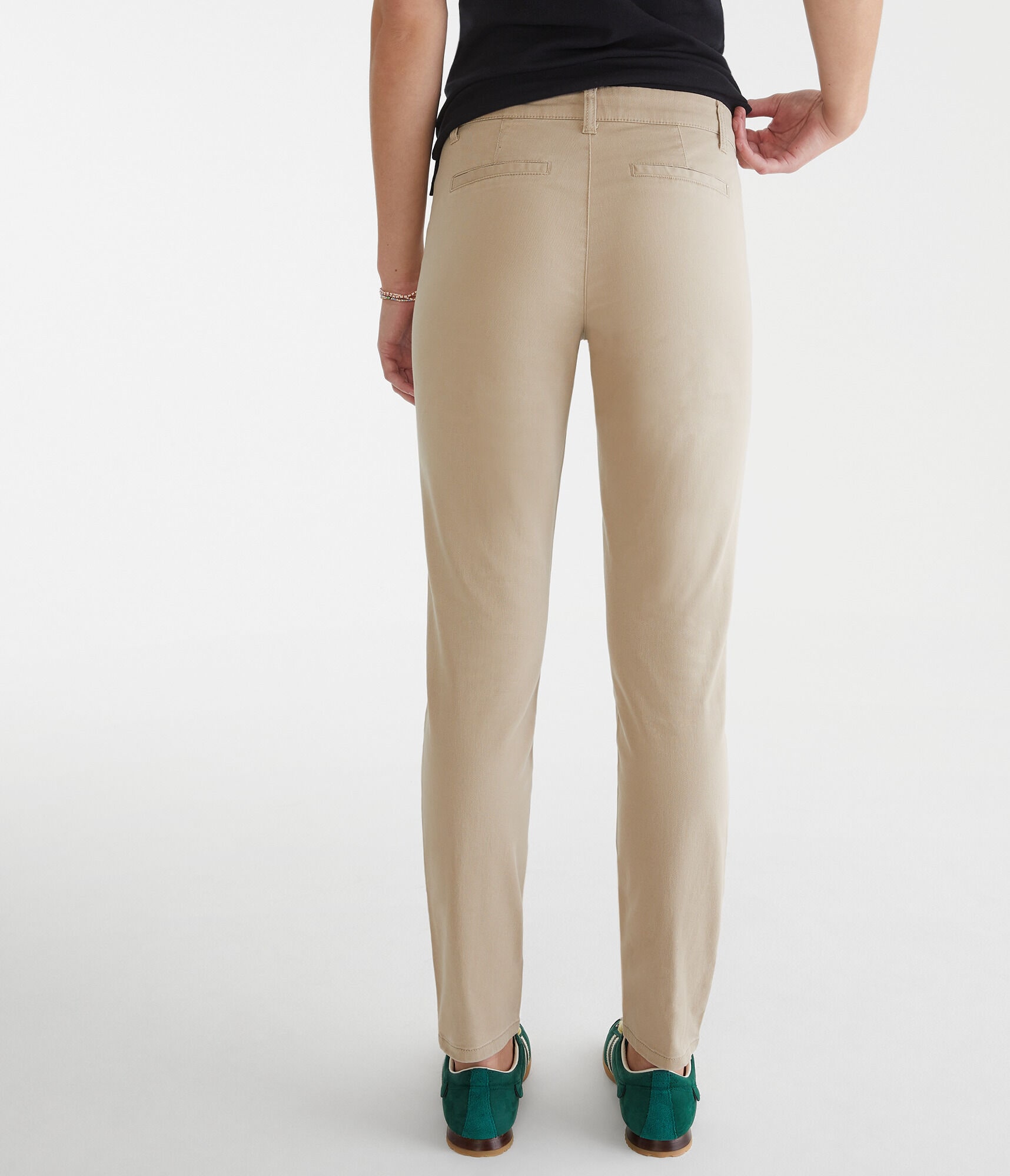 Skinny Khaki Pants - Twill Pants 