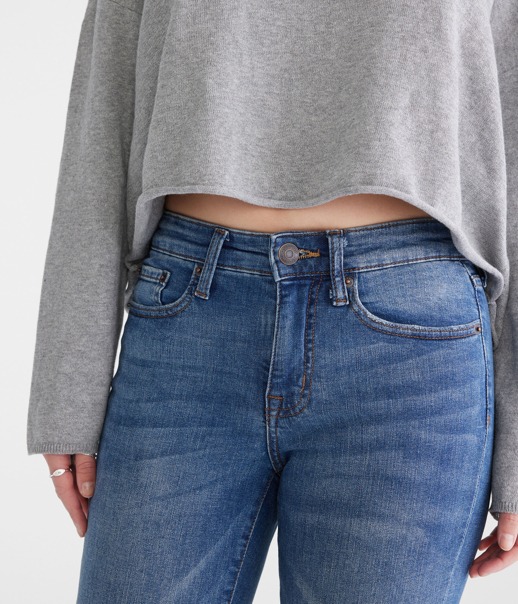 Mid-Rise Bootcut Jean