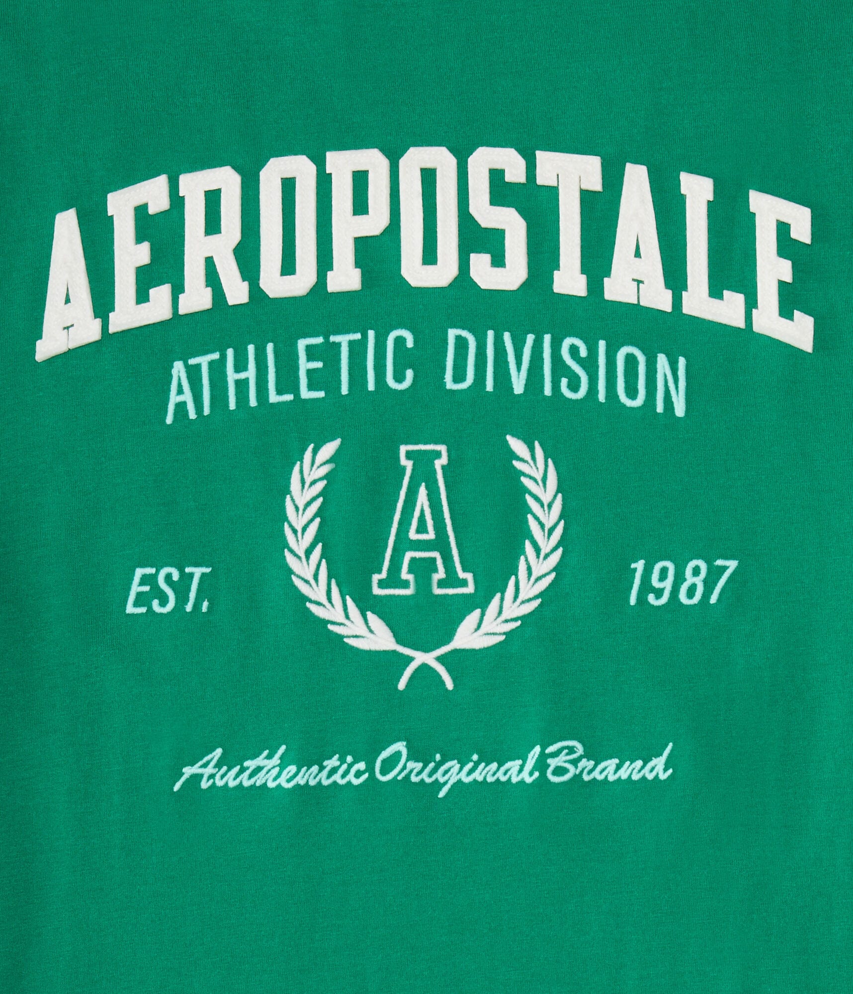Aeropostale Athletic Division Appliqué Graphic Tee