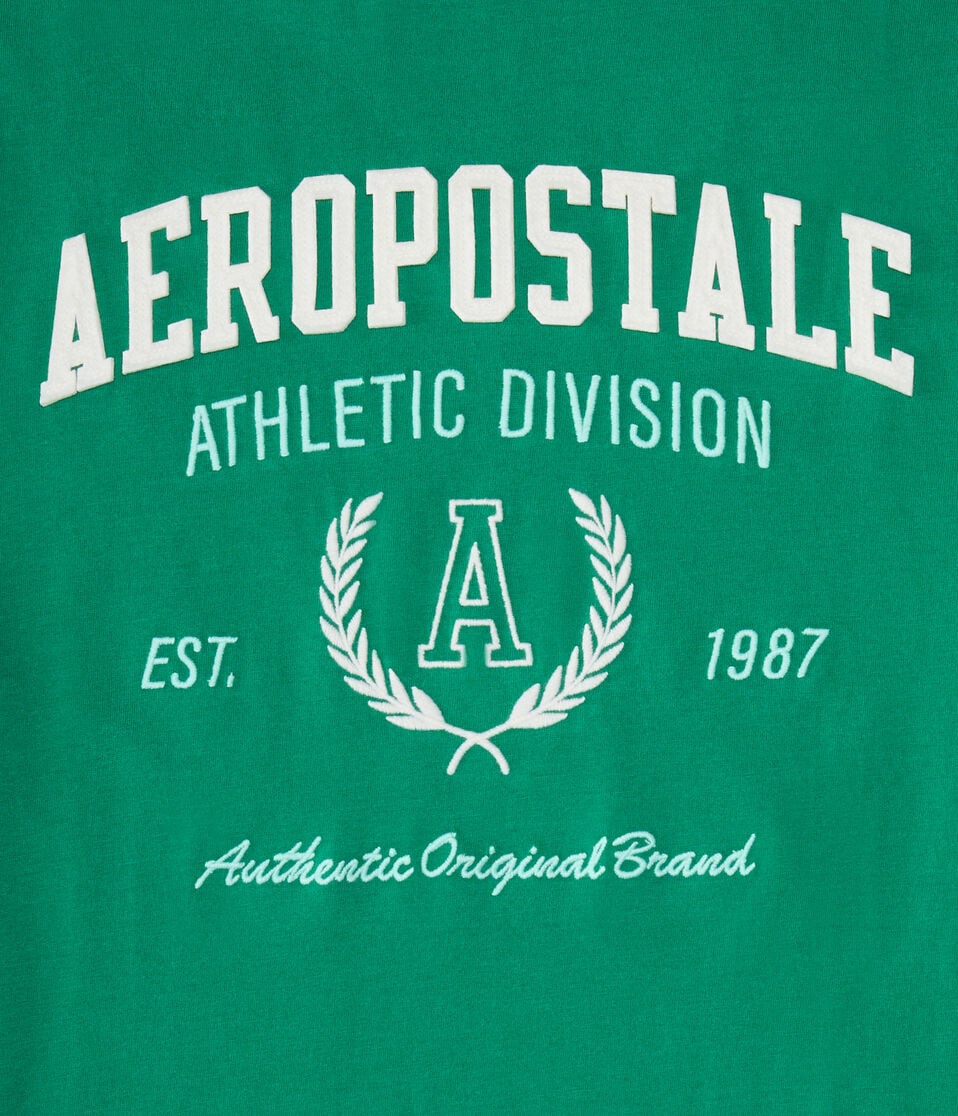 Aeropostale Athletic Division Appliqué Graphic Tee