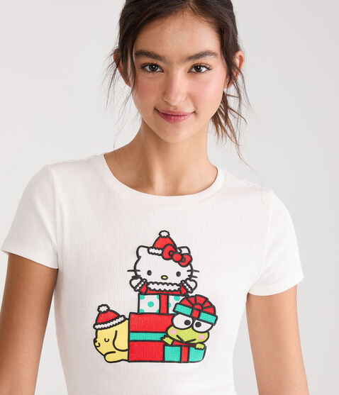 Hello Kitty and Friends | Aero Christmas Presents Baby Tee Hello Kitty and Friends | Aero Christmas Presents Baby Tee