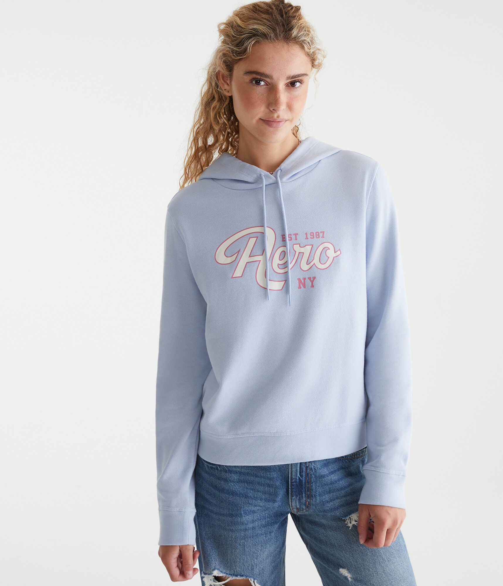 Aero NY Script Pullover Hoodie