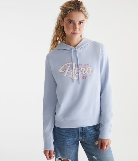 Aero NY Script Pullover Hoodie Aero NY Script Pullover Hoodie
