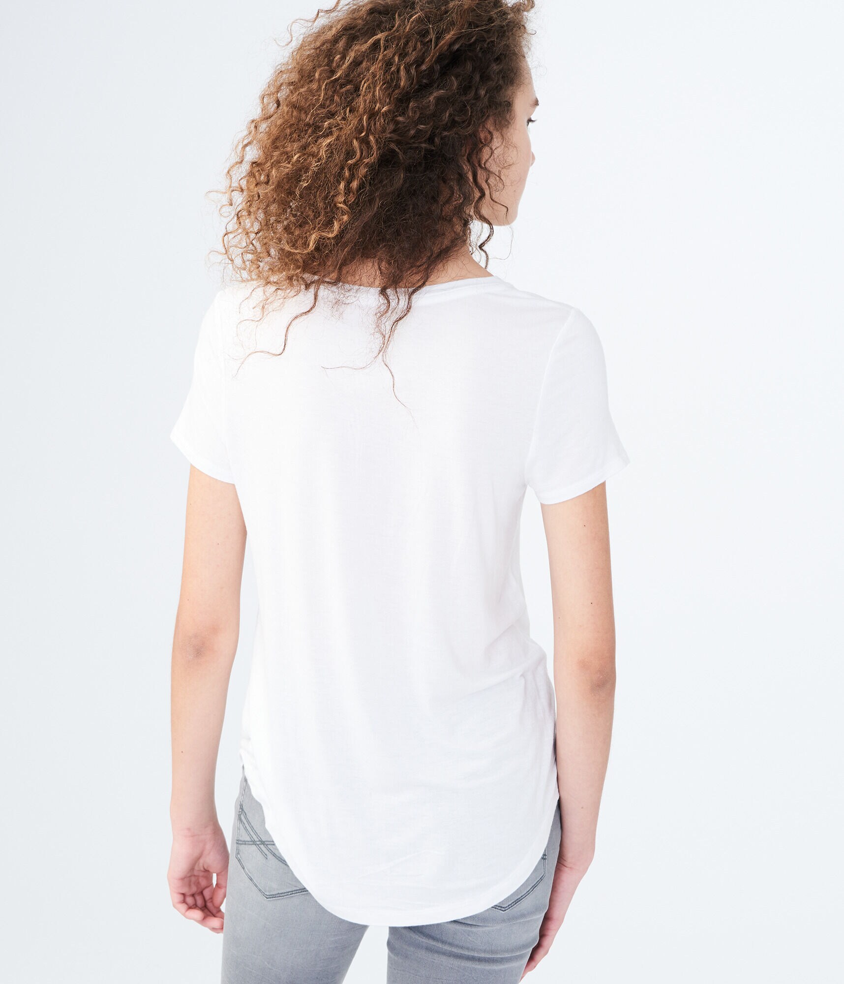 Seriously Soft Solid Pocket Crew Tee