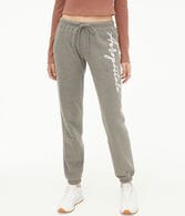 Aeropostale Script Logo Cinched Sweatpants