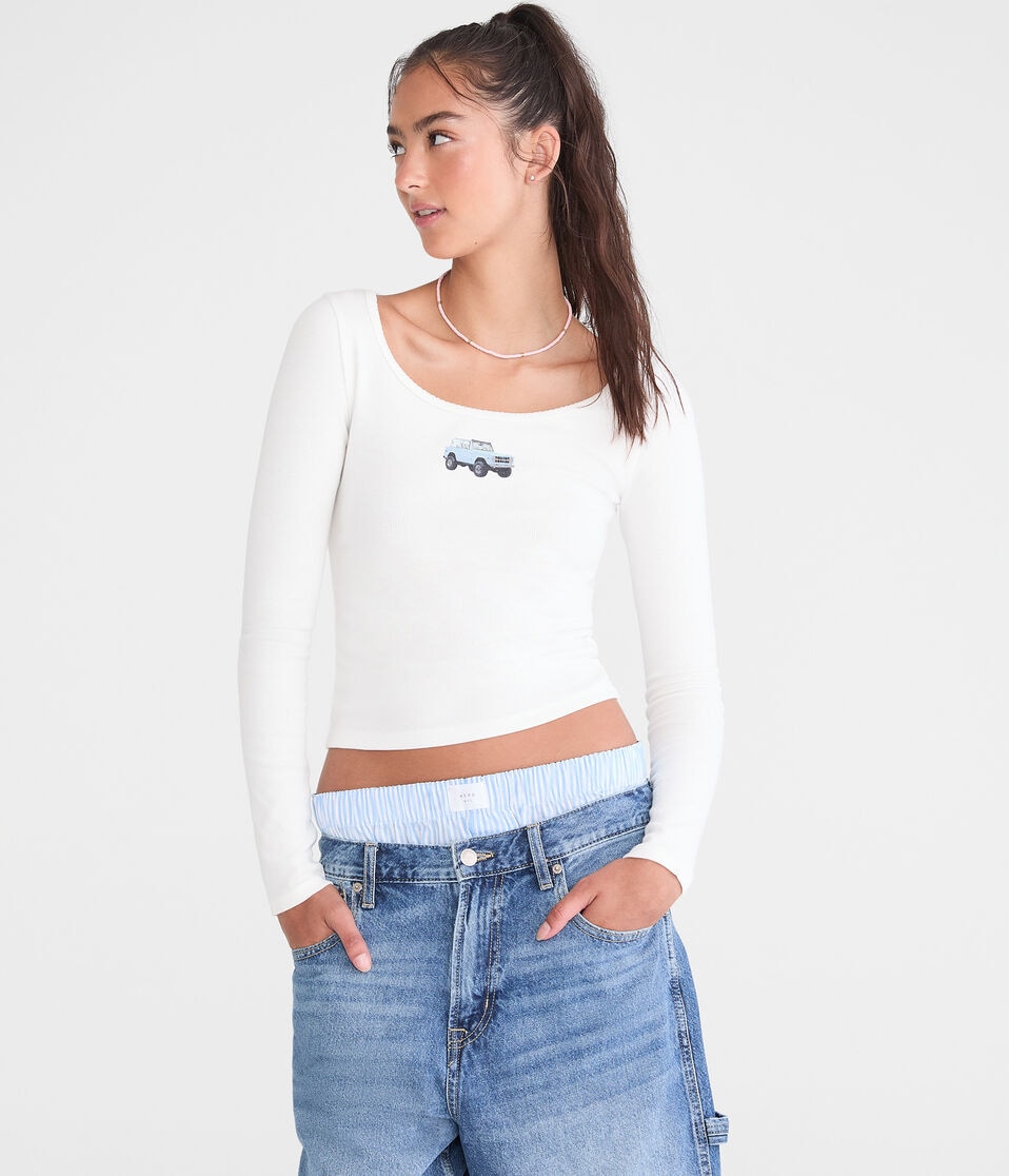 Long Sleeve Seriously Soft SUV Graphic Tee