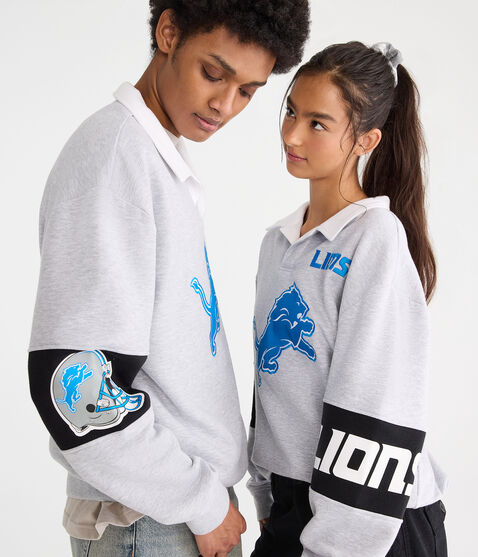 Detroit Lions Rugby Sweatshirt