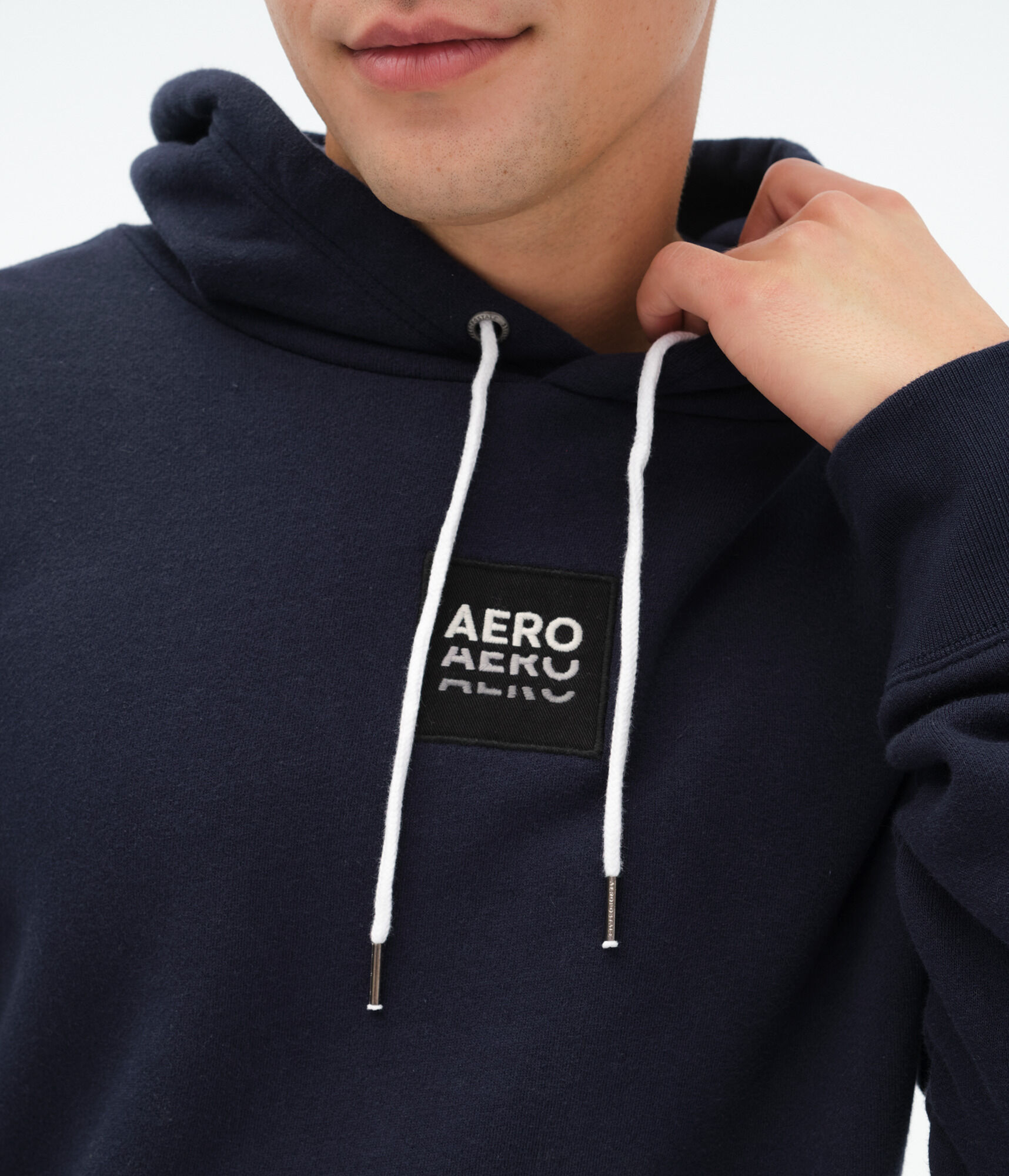 Aero Box Logo Pullover Hoodie