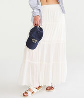 Tiered High-Waisted Maxi Skirt